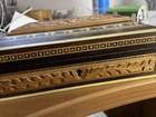 Indian Inlaid Carved Wooden Jewelry Box Vintage