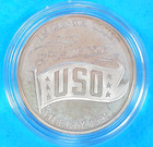1991-s  1 Uso 50th Anniversary Commemorative Coin Proof Silver Dollar 90 