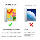 For Apple Ipad 10 2    Tablet Case 2021 9th Hybrid Case Full Body Protective Cover