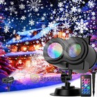 Christmas Projector Indoor Outdoor Led Light Moving Laser Lamp Garden Snowflak