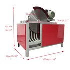 Auto Log Cut Off Saw 50cm Alloy Blade Foot Switch   Manual Control 20cm Max Cut