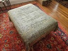 Vintage Jacquard Woven Tapestry Throw Blanket Fringe Boho Cottage