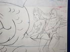 Vintage She-ra Princess Of Power Original Animation Cel Art Storyboard Lohni Coa