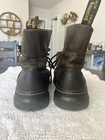Dr Doc Martens Boots Leather Brown Mens Size 11 The Original Airwair Jy004