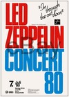 Led Zeppelin 20 X 28 07 07 1980 Berlin Germany Last Show Orig 4 Custom Poster