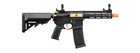 Lancer Tactical Gen 2 Hellion M-lok 7  Airsoft M4 Aeg  color  Black   Gold 