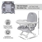 Portable Baby High Chair Booster Seat For Toddler folding Dining Seat safe comfy