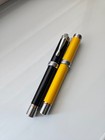 Set Harley Davidson Motorcycles Vintage Yellow And Black Fountain Pens M