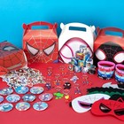 110 Pcs Superhero Birthday Party Favors Kids Gift Bags Decorations Supplies