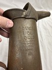 Antique 1 Quart Metal Oil Can Pour Spout Vintage Industrial Garage Decor