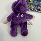 Nsync Vintage N-sync Joshua Scott  jc  Chasez Purple Teddy Bear Keychain