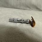 Vintage Gillette Comb Gold Head Safety Razor Custom Handle Made In Usa
