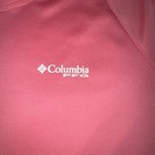 Columbia Performance Fishing Gear Top Pink Hooded Rash Guard Size Large