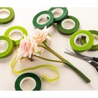 Floral Adhesives Tape 12pc Florist Tapes For Bouquet Crafts  4 Green Shades