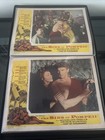 Original 1960 The Last Days Of Pompeii Title Card   Lobby Cards Set Of 4