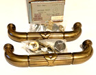 Nos-period Brass Qty 2 - 6-1 2    Cc  Cabinet Pull Solid Antique Brass Appliance