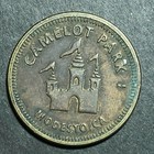 22mm Pepsi Camelot Park Brass Token -- Modesto  Ca