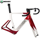 Carbon Road Bike Frameset With Handlebar Screw T47 Disc 700c Road Bicycle Frame