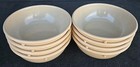 8 Pc Vintage Dallas Ware Beige Melamine Plastic Fruit Bowls Dessert 5  B-81