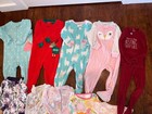 Toddler Girls 2t Pajama Lot 10 Pieces