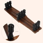 Accordion Wall Hanger  Wood Expandable Wall Mounted Hanger With 10 Hooks For    