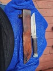 Pal Rh 36 Knife Scabbard Leather 1940   s Usmc Navy Army Fighting Knife