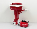 Miniature Outboard Motor  Red 1957 Johnson 18 Hp Sea Horse With Gas Tank