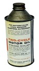 Harley-davidson 2 Cycle Motor Oil Can 12 Oz Sae 40 Empty Vintage 1960s Original