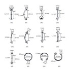84 Pcs Body Septum Piercing Kit 14g 16g Tools For Nose Tongue Lip Ear Eyebrow Be