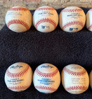 Official Rawlings Mlb Game Used Baseballs Lot Of 12 - American   National League