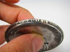 Vintage Bald Is Beautiful Pinback Button 1970s Humorous Slogan Cartoon Head Pin