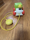 Vtg Lot O 4 Fisher Price Pull Toys  741 Teddy  794 Pelican  139 Tuggy  156 Jiffy