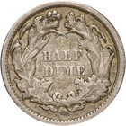 1871-p Seated Liberty Half Dime Great Deals From The Executive Coin Company