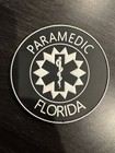 Florida Paramedic Patch Subdued Patch Pvc 3d 4    Hook And Loop