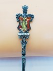 Vintage 800 Silver Enemaled Souvenir Spoon Trier Porta Nigra Germany  44 