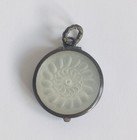 Georgian To Victorian Mother Of Pearl Vinaigrette Pendant Metal Scent Locket