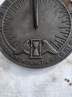 Antique vintage Griswold Cast Iron  sundial  P n 357  Nice  Clean   Very Rare