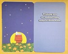 Peanuts Snoopy Happy Halloween Greeting Card    Envelope 5 5x8  