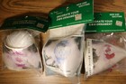 Vintage Merri Mac Christmas Ornament Craft Kit - Lot Of 5 Beaded Tiny Treasure