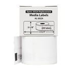 25 Rolls Of 400 Media badge Labels In Cartons For Dymo   Labelwriters   30324
