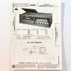 1966 Sylvania Hifi R14-2 -3 T41-2 -3 Wire Schematic Service Manual Vtg Original