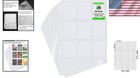 Versatile 9-pocket Trading Card Binder Sheets - Organize Sports  Game   More