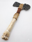 Inca Ceremonial Mace  Dual Axe  Carved Stone