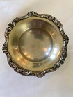 Vintage Silver Plated Scallop Intricate Design Poole Old English Bowl