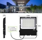 300w Led Flood Light 5000k Equiv 1500w Hps Commercial Parking Lot Light 36000lm