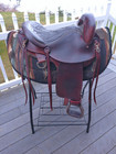 15   Sqh Barrs American Saddlery  800 Western Leather Endurance Trail Saddle Usa