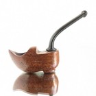 Italian Briar Shoe Shape Smoking Pipe Estate Unused Look Clean Signed Fischer