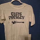 Rare Vintage 60s 70s Elvis Concert T-shirt Guitar Size Medium Original Print 