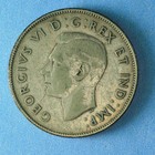 1946 Canadian Half Dollar 50 Cents Vf
