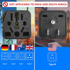 European To Us Plug Adapter  2 Pack Us Travel Plugs Adapters  Uk To Usa Plug Ada